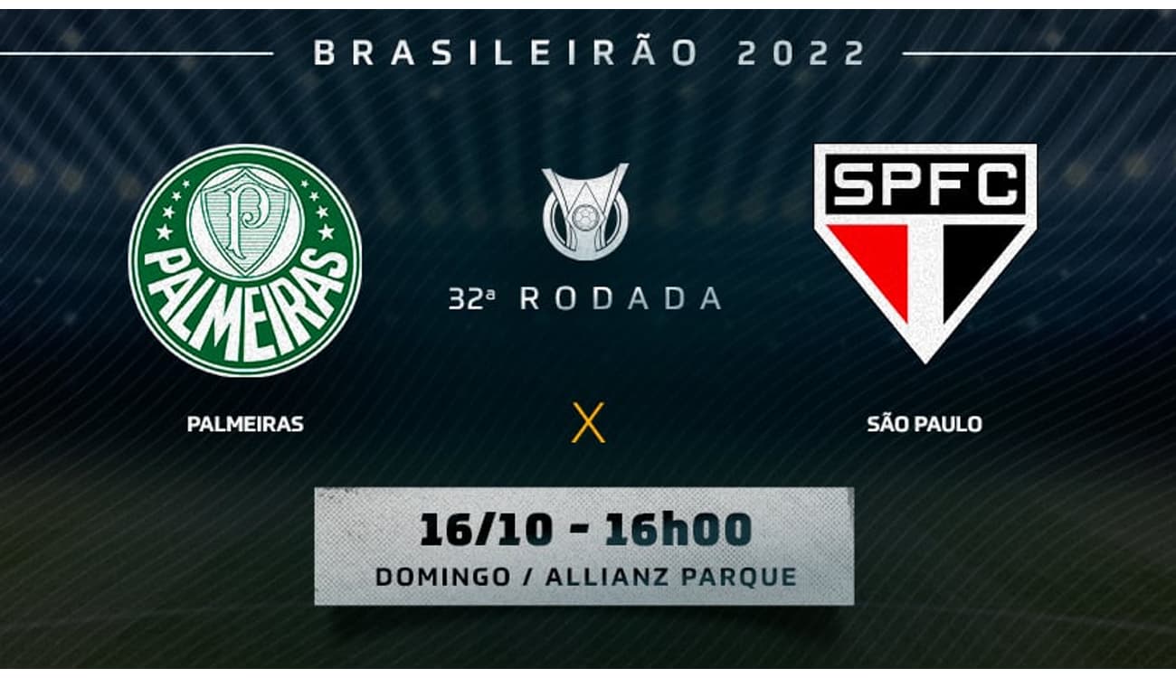 Palmeiras x São Paulo: onde assistir ao jogo pelo Brasileirão