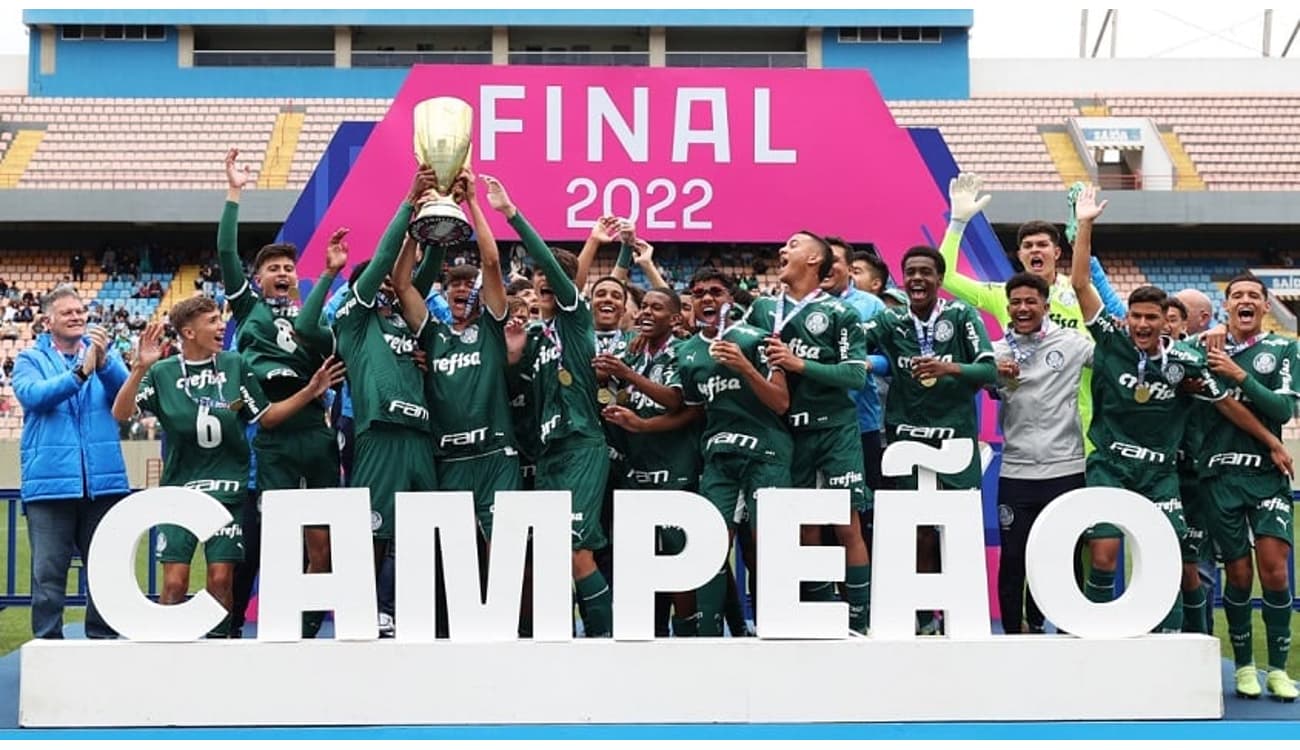 Palmeiras bate Santos nos pênaltis e é campeão do Campeonato Paulista sub-13