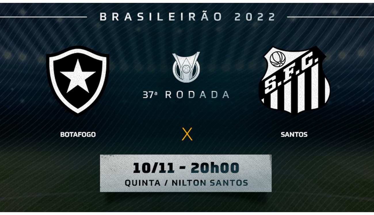 VASCO X BOTAFOGO E SANTOS PELO BRASILEIRÃO; VEJA OS JOGOS DE HOJE