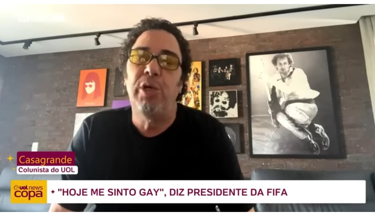 Casagrande reprova discurso de presidente da Fifa: 'É melhor não falar  nada' - Lance!