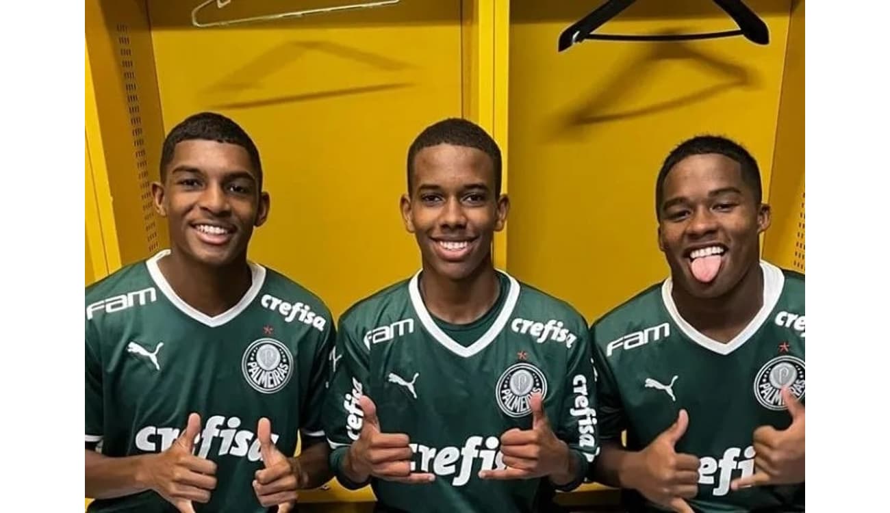 Wesley, do Flamengo, e Endrick, do Palmeiras, são os jogadores sub-20 com  mais jogos em