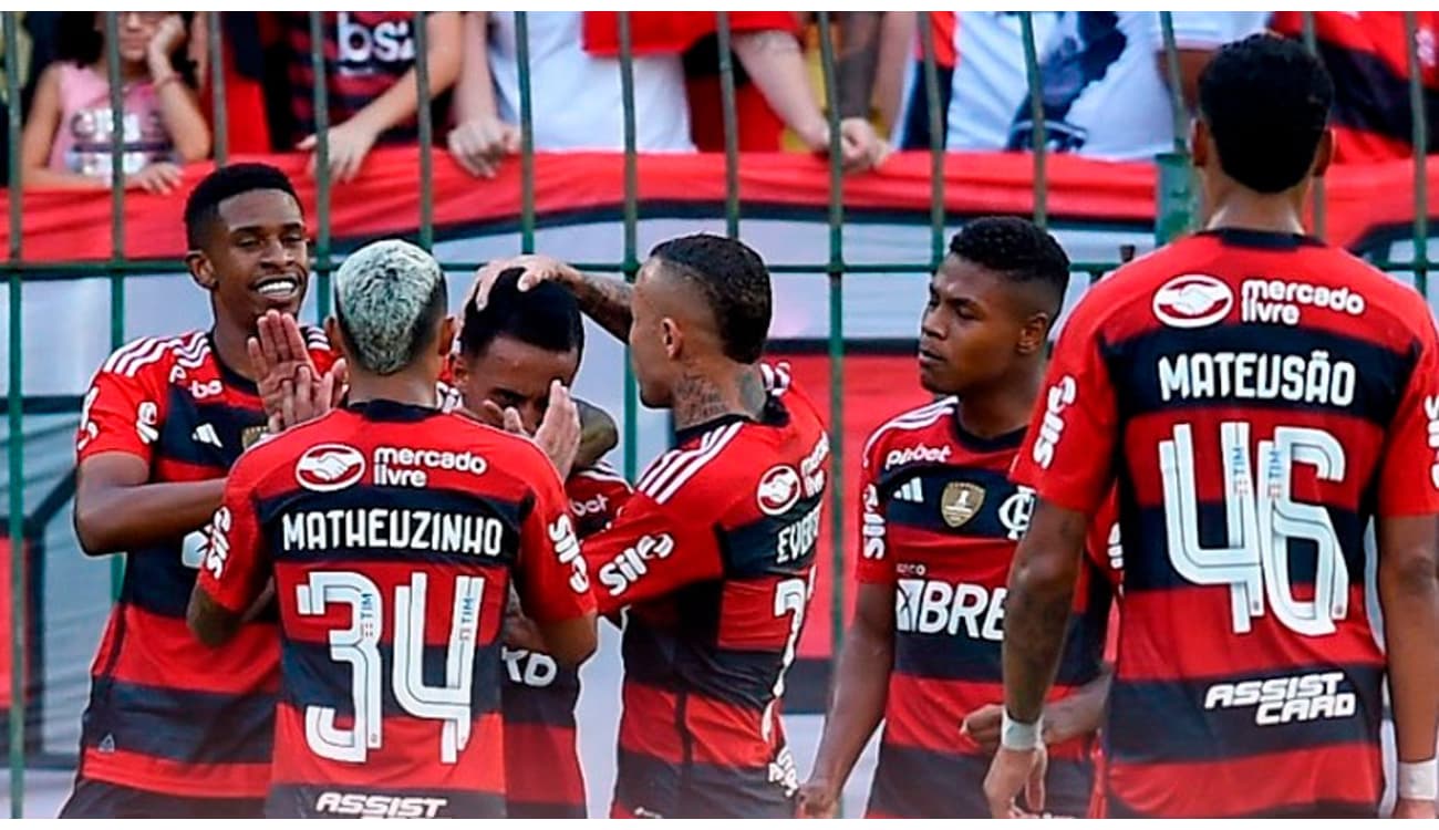 SAIU! Flamengo divulga escalação para clássico contra o Fluminense