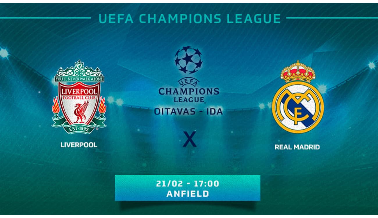 Com Real Madrid x Liverpool e Bayern x PSG, Uefa define jogos das oitavas  da Champions; confira