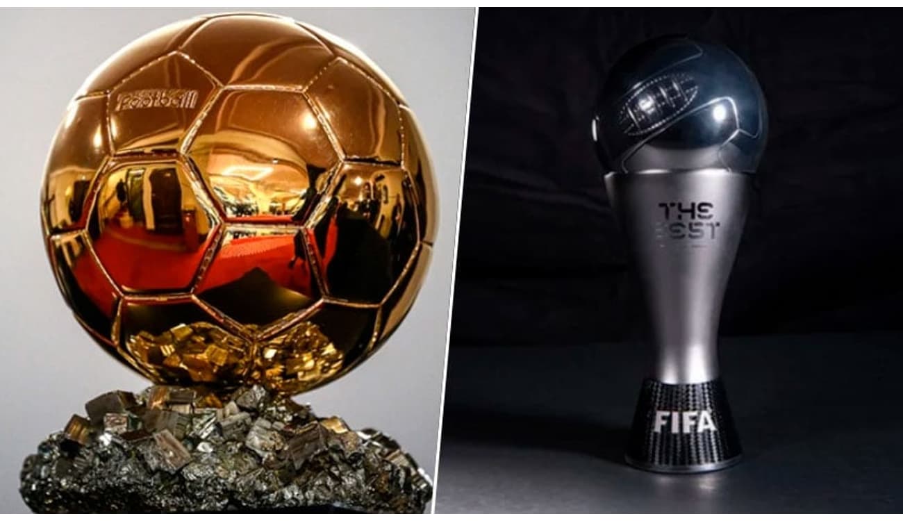 Diferentes, mas nem tanto: o histórico da Bola de Ouro e prêmio da Fifa