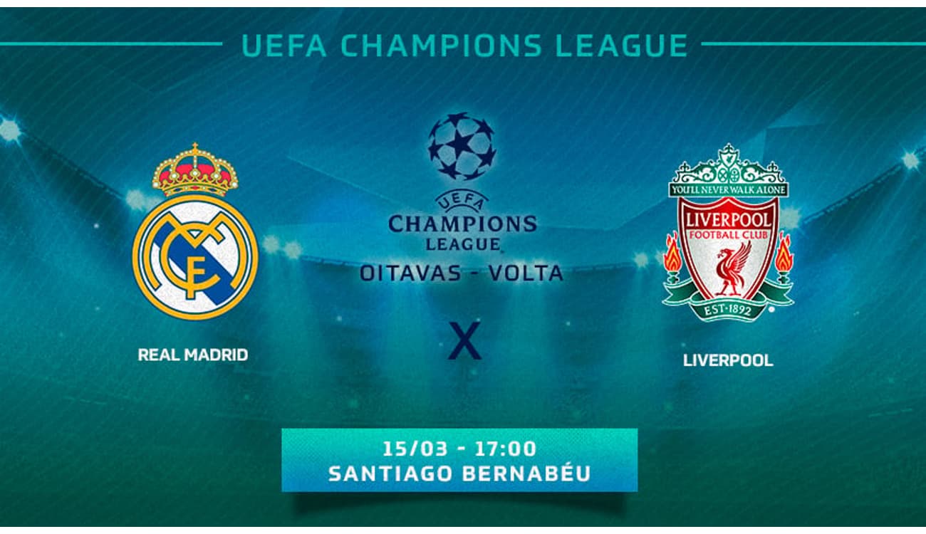 Real Madrid x Liverpool ao vivo: onde assistir ao jogo da