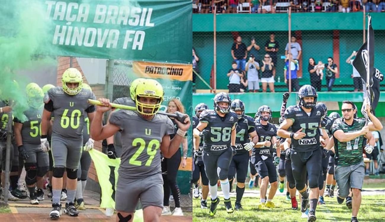 Taça Brasil Hinova de futebol americano define os confrontos e