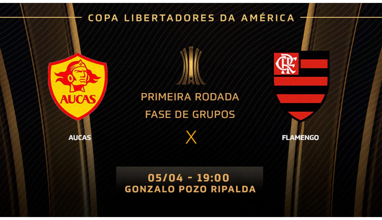 FLAMENGO X AUCAS TRANSMISSÃO AO VIVO DIRETO DO MARACANÃ - COPA LIBERTADORES  DA AMÉRICA 2023 