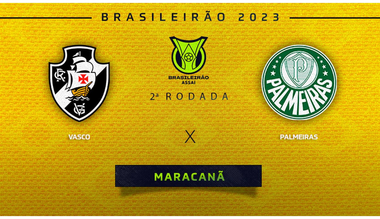 Vasco e Palmeiras hoje; veja horário e onde assistir ao vivo
