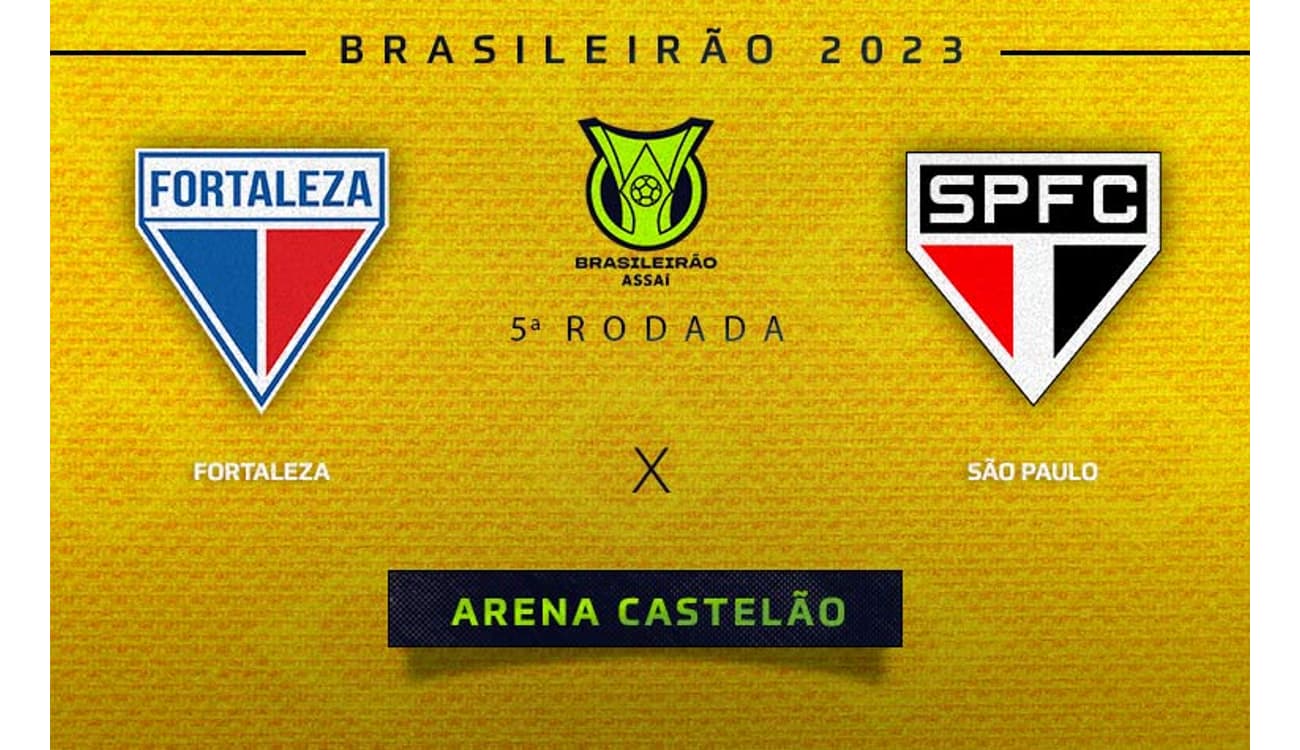 São Paulo x Fortaleza: onde assistir ao vivo e online, horário, escalação e  mais do Brasileirão