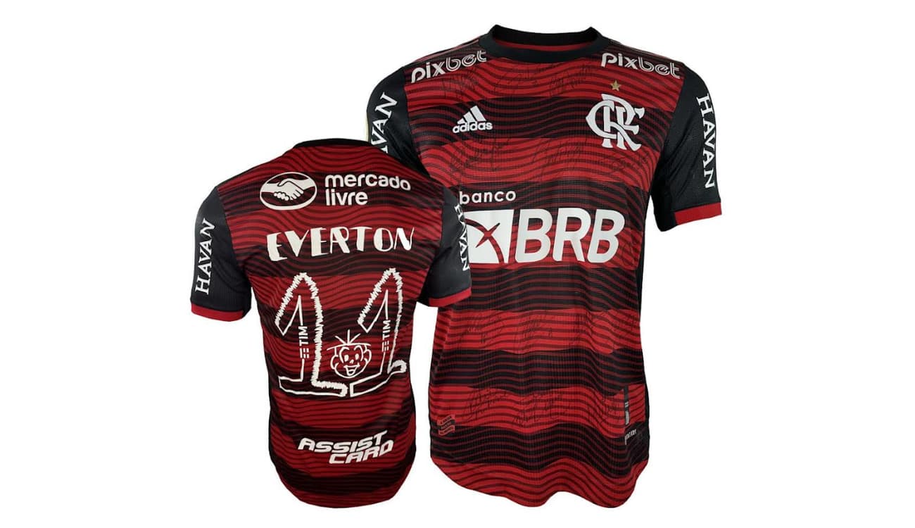 Bola Final Copa Do Brasil 2022 – Flamengo 1 X 1 Corinthians – Autografada  Por Todo Elenco Do Flamengo – Play For a Cause