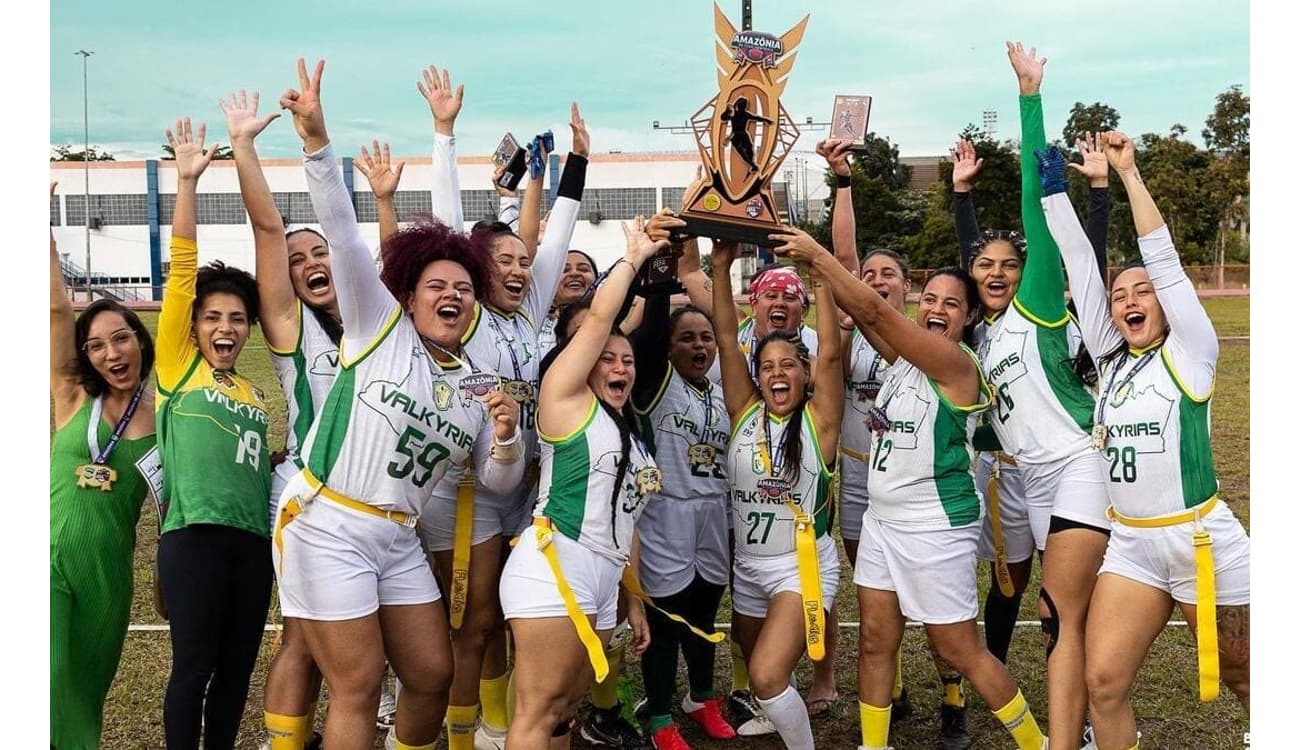 Seleção brasileira feminina de flag football garante vaga no Mundial