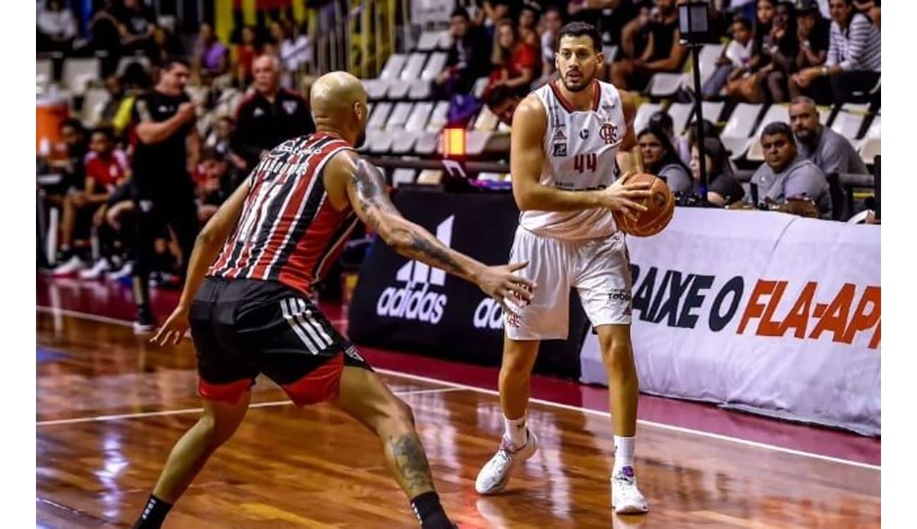 Na reedição da última final, Flamengo vence o São Paulo na estreia do NBB, nbb