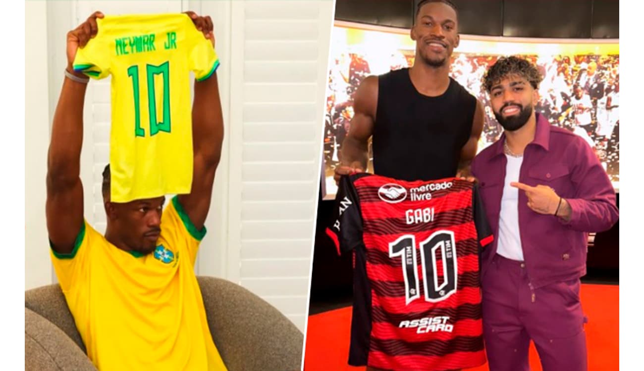 Jimmy Butler conhece futebol do Flamengo e diz que jogará basquete