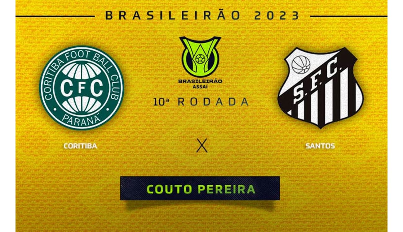 Santos x Coritiba: onde assistir ao vivo e horário