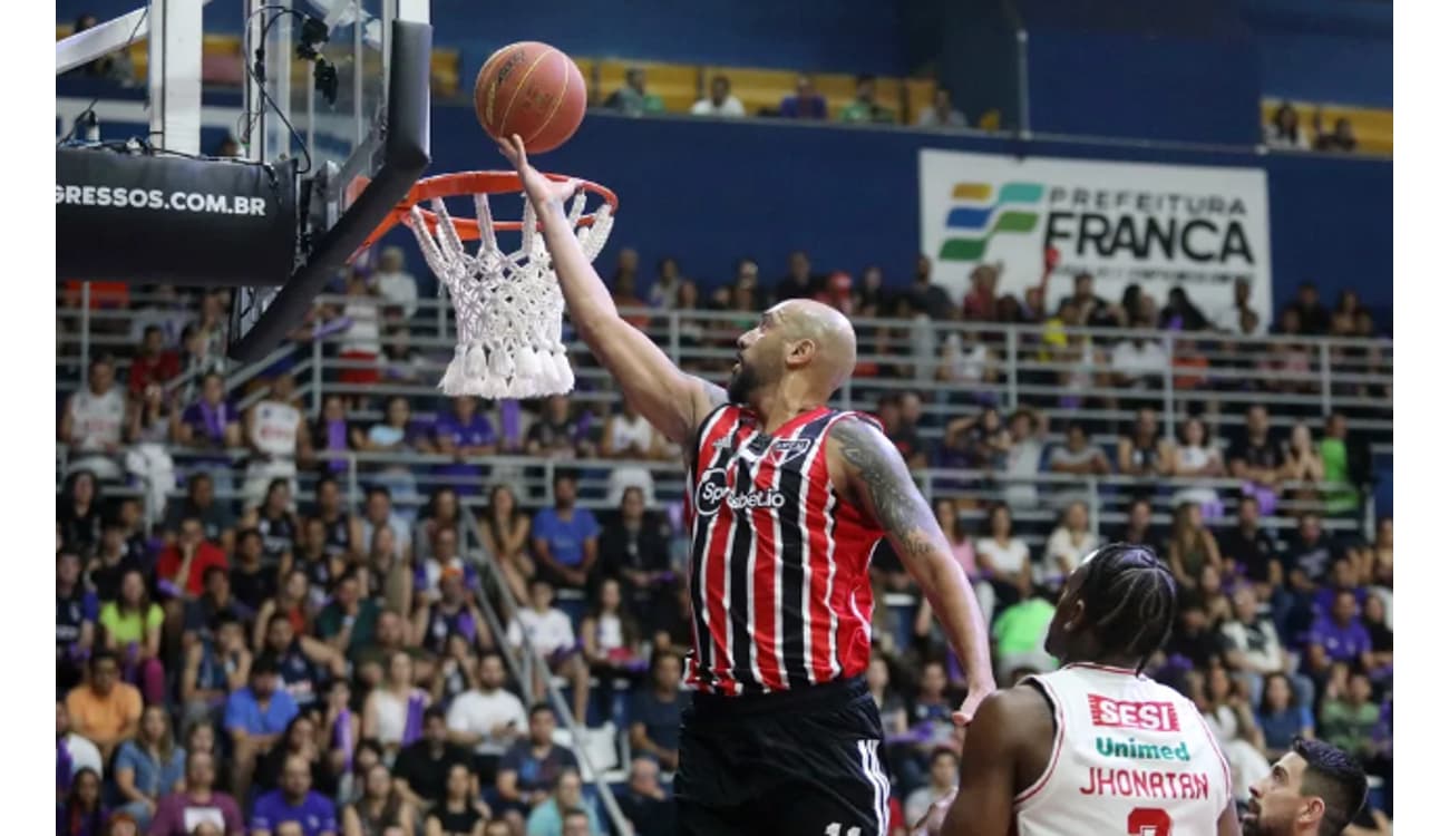 No último jogo antes dos playoffs, Basquete Tricolor é derrotado pelo Franca  - SPFC