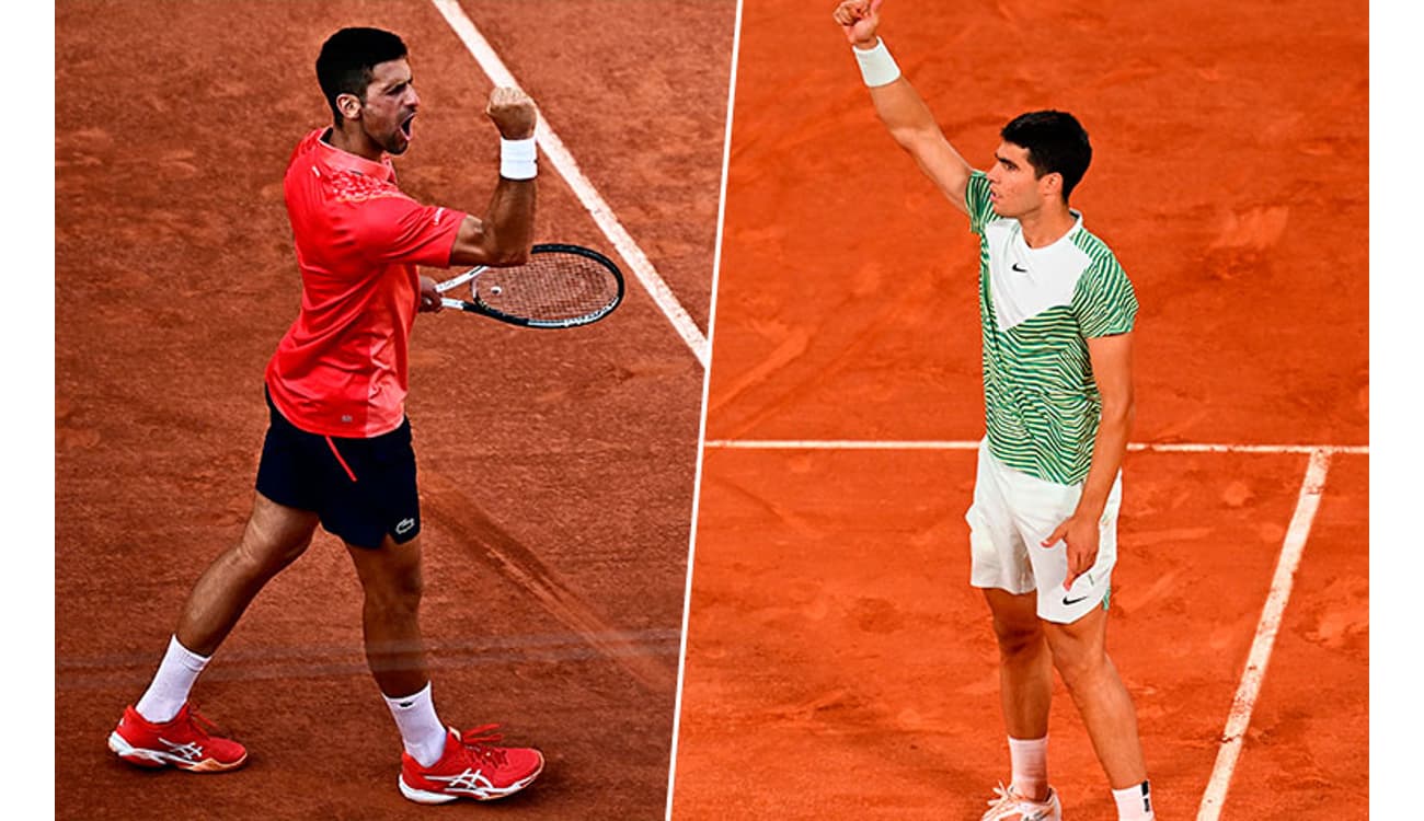 ANÁLISE: semifinal de Roland Garros entre Djokovic x Alcaraz é um choque  dos tempos - Lance!