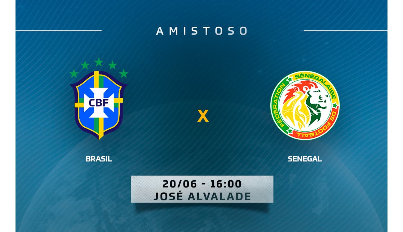 Brasil sofre para criar e perde amistoso para Senegal, em Lisboa