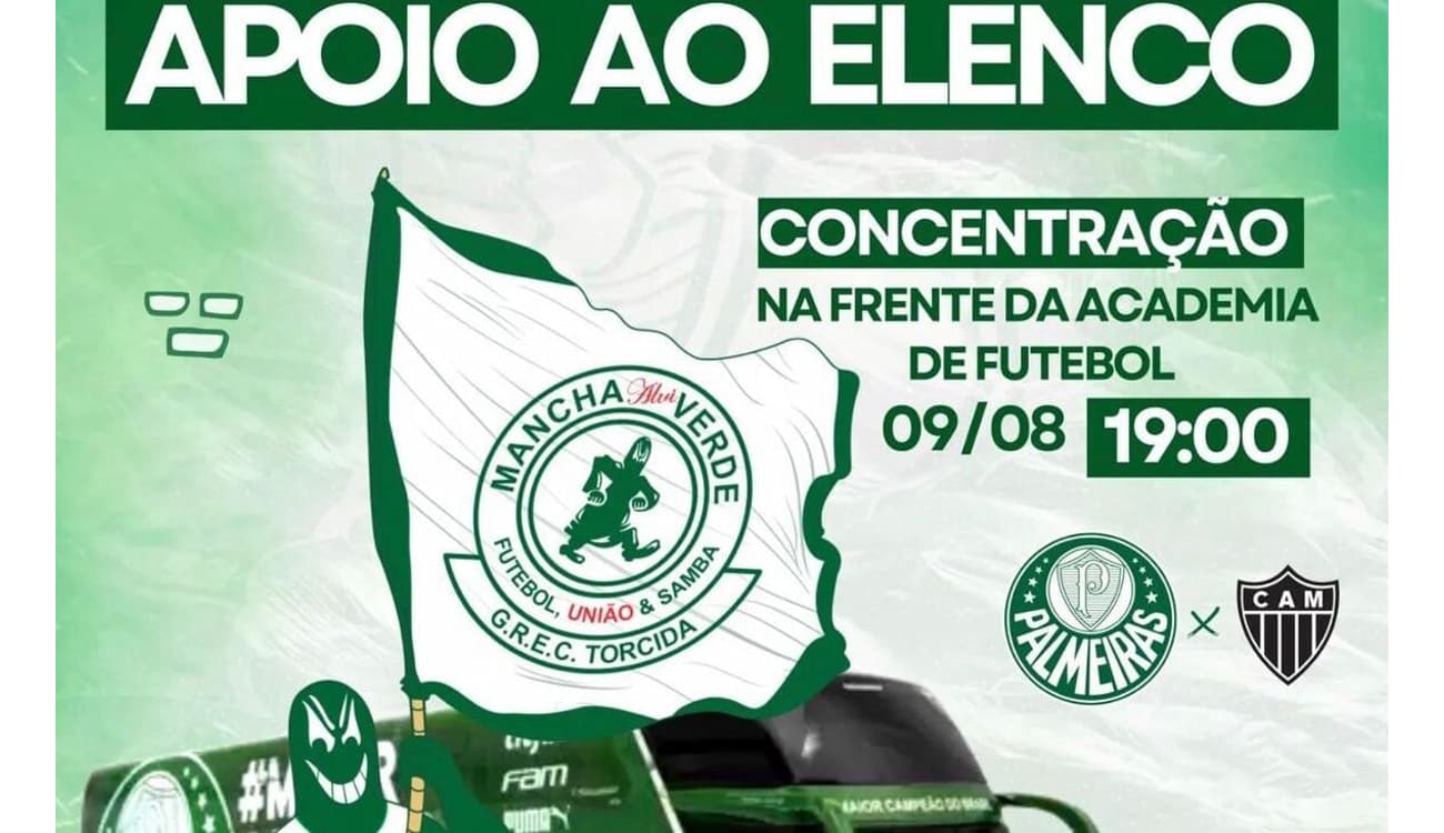 DOMINGO, VAI TER UM JOGUINHO - MANCHA ALVI VERDE (Oficial)