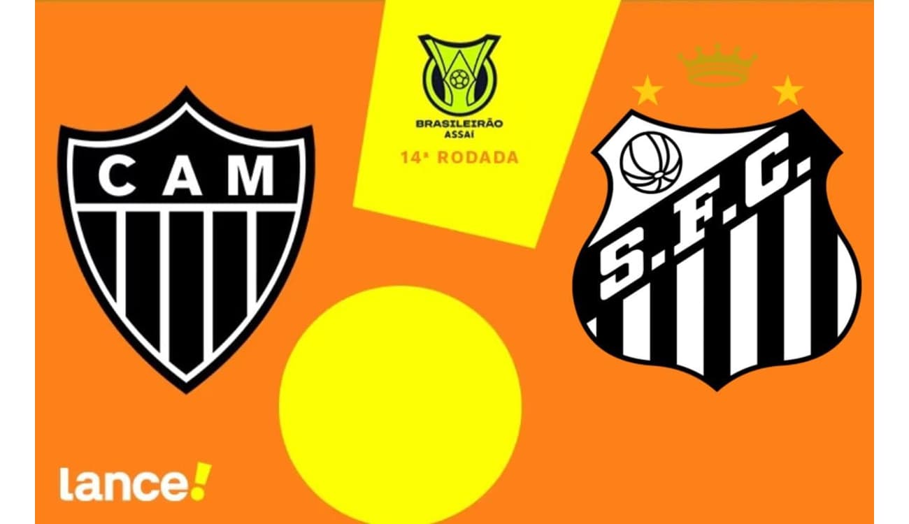 Santos x Atlético-MG ao vivo e online, onde assistir, que horas é