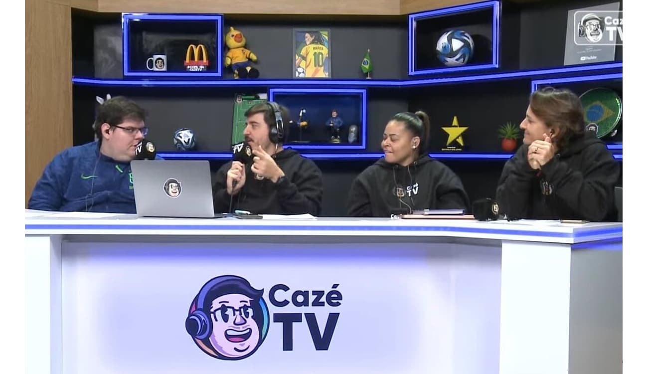 Cazé TV bate novo recorde e jogo do Brasil tem mais de 1 milhão de