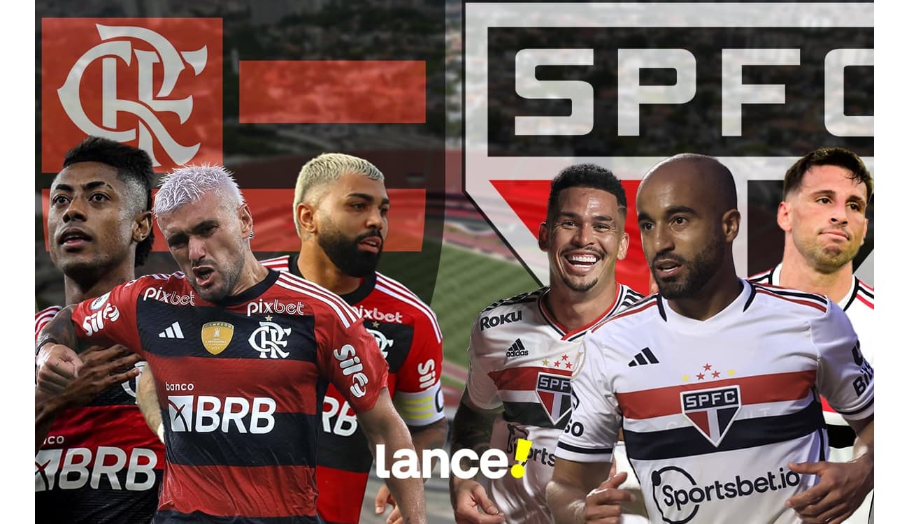 Flamengo x São Paulo: quem tem o melhor time? - Lance!