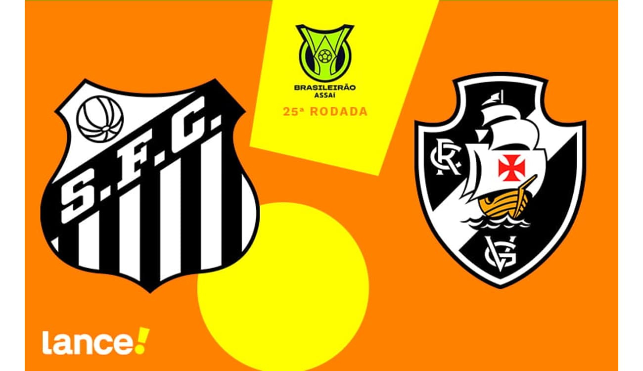 Santos x Vasco ao vivo: onde assistir ao jogo do Brasileirão hoje