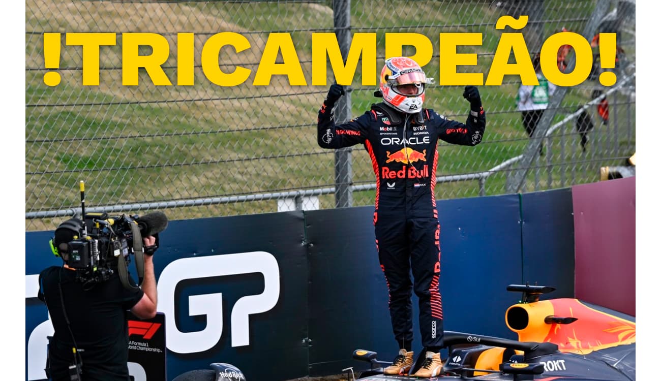 Max Verstappen é tricampeão mundial de Fórmula 1