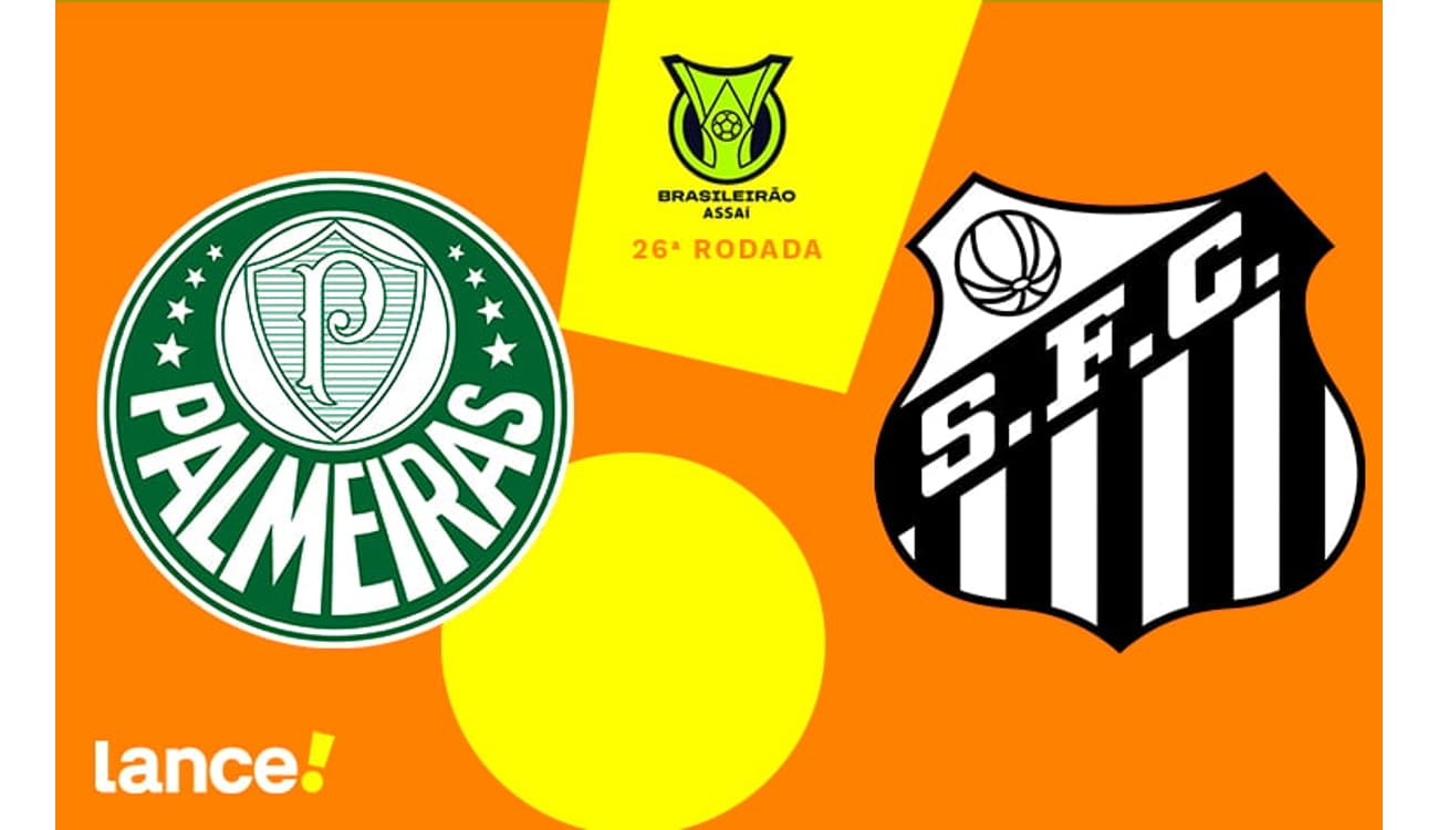 Palmeiras x Santos: onde assistir ao vivo, escalações e horário do