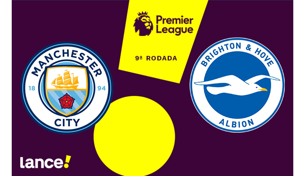 Manchester City x Brighton: onde assistir ao jogo do Campeonato Inglês