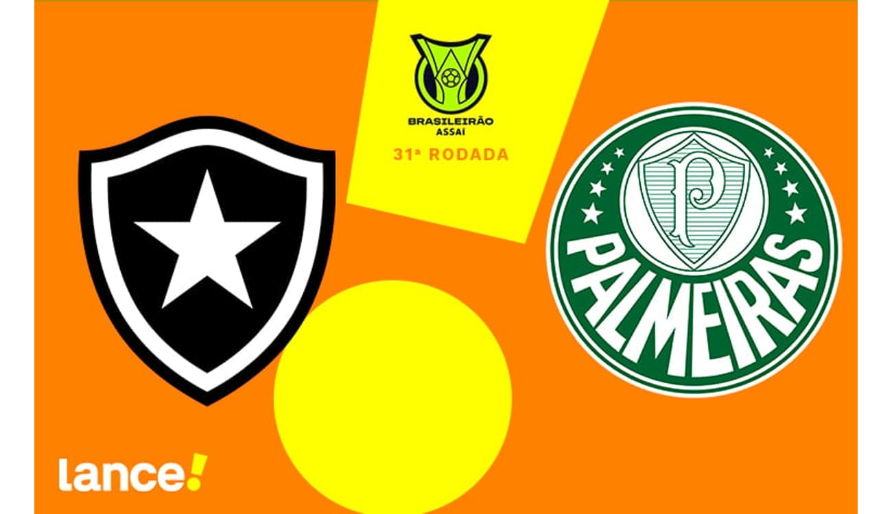 Palmeiras x Botafogo – onde assistir ao vivo, horário do jogo e escalações