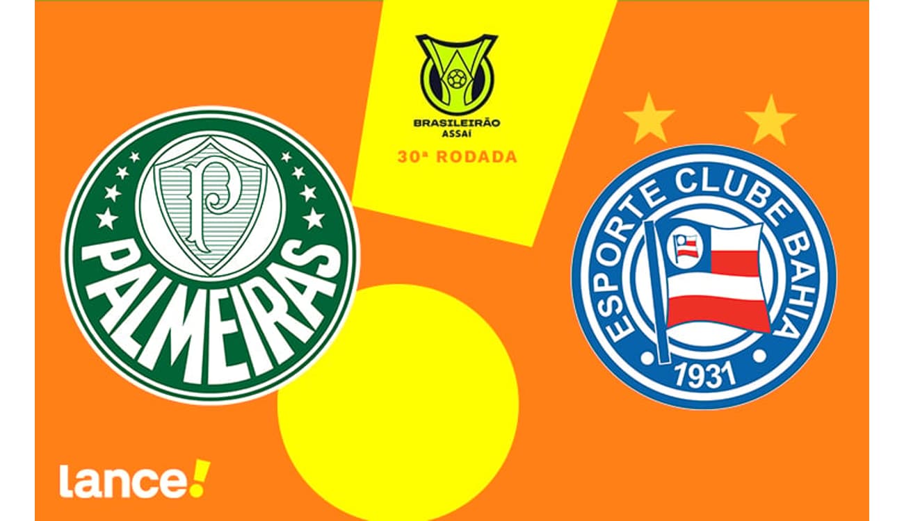 Palmeiras x Bahia: onde assistir ao vivo ao jogo do Brasileirão