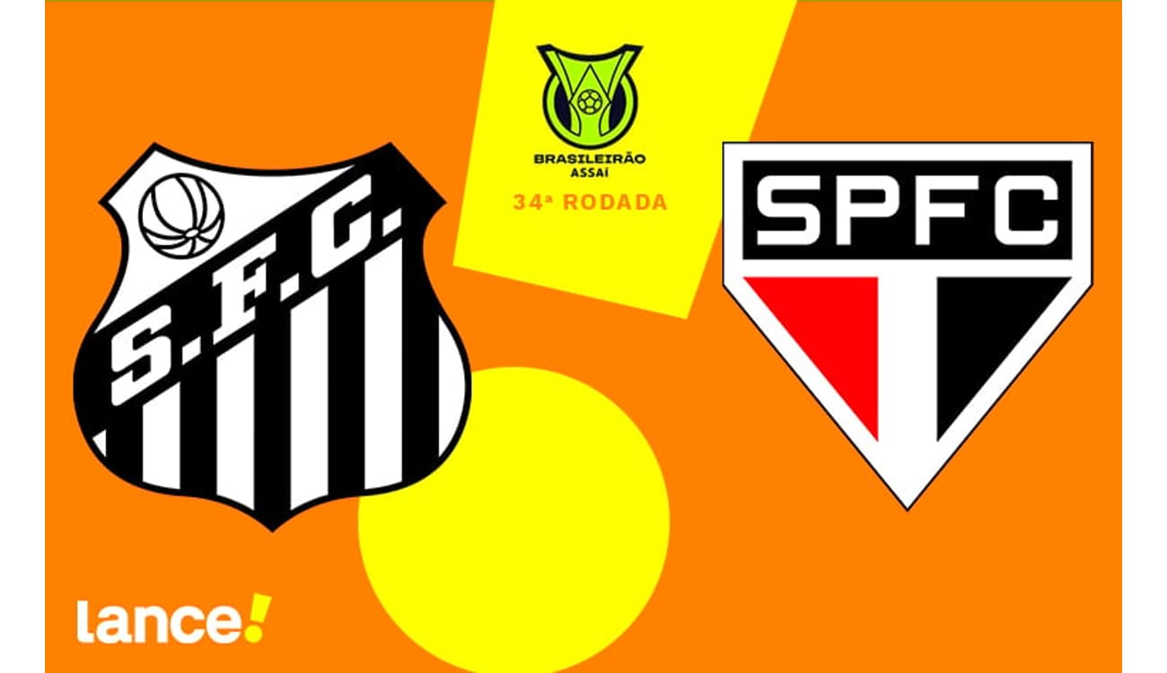 São Paulo x Santos ao vivo: onde assistir ao jogo do Brasileirão