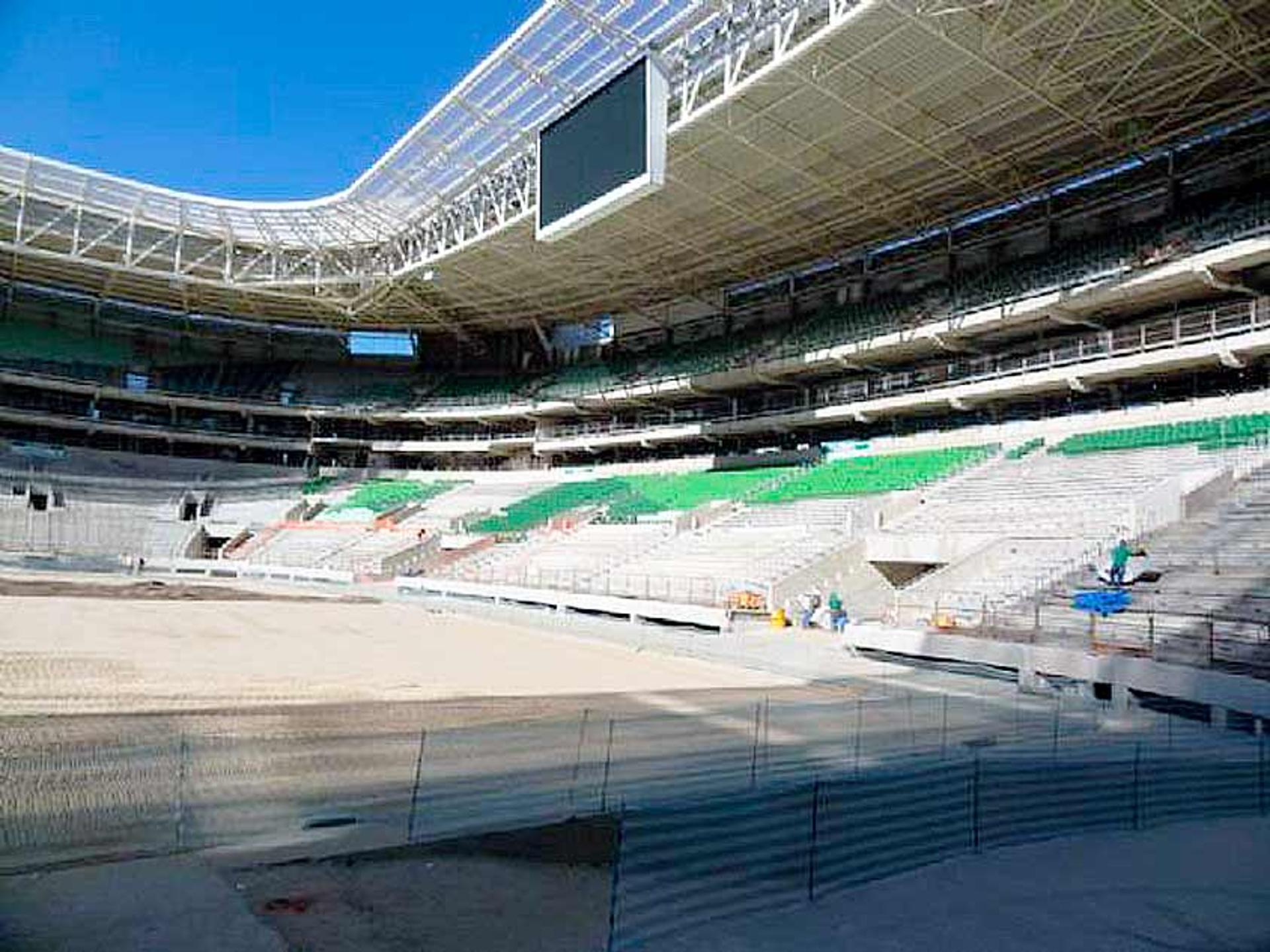 Obras no Allianz Parque, estádio do Palmeiras (Foto: Divulgação)