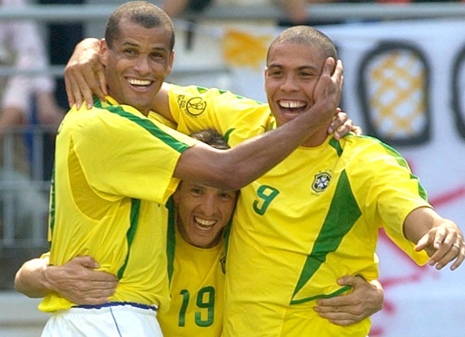 Rivaldo pela Seleção Brasileira (Foto: Arquivo/LANCE!)