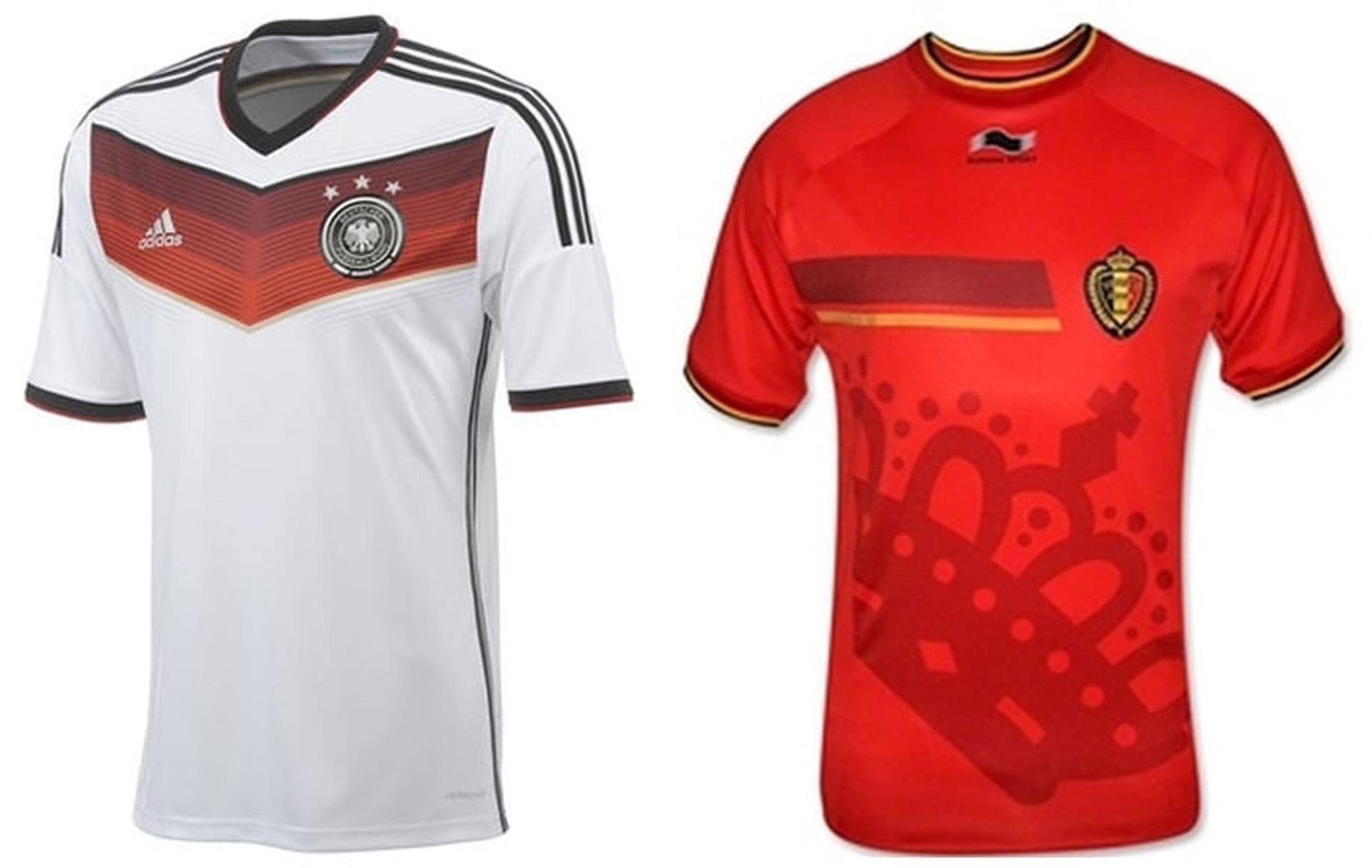 Uniformes Seleções Copa 2014 - Alemanha e Bélgica (Fotos: Divulgação)