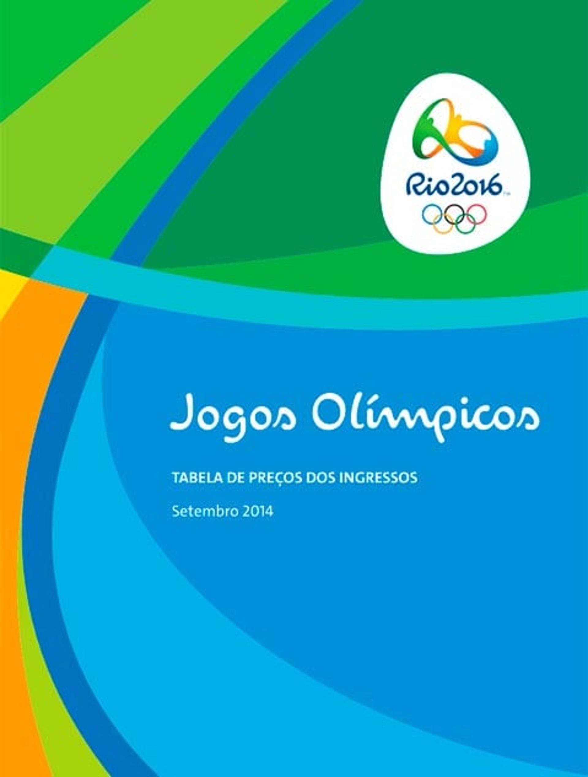 Ingressos - Jogos Olímpicos (Foto: Divulgação)