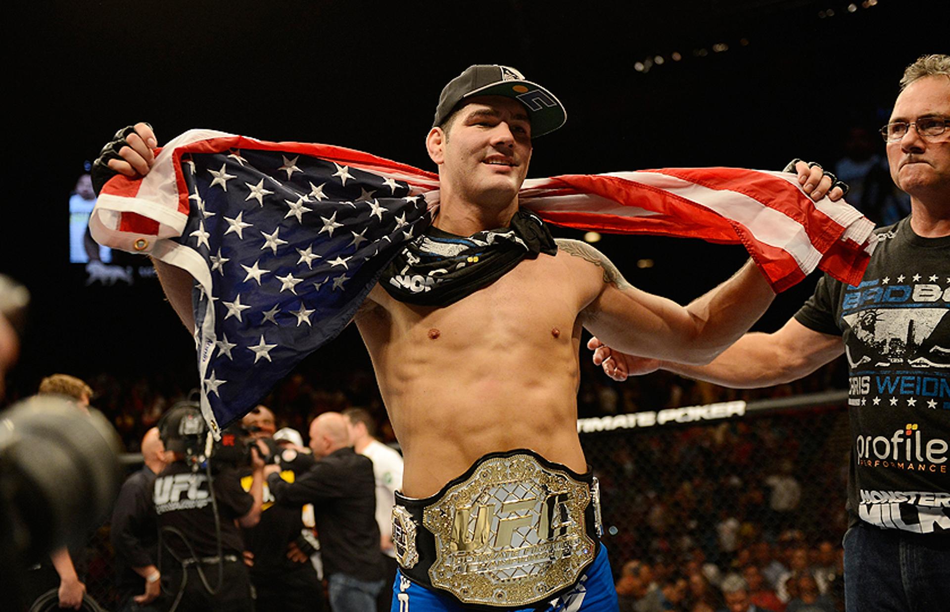 Chris Weidman é o mais novo campeão do UFC (Foto: Getty Images)
