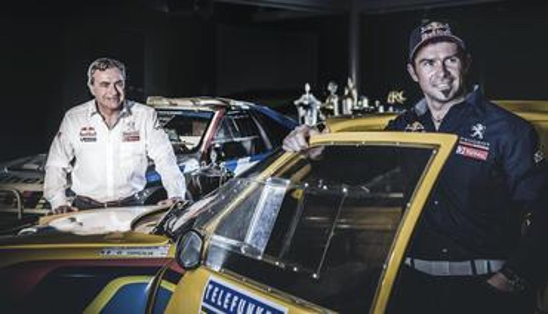 Carlos Sainz (esq.) e Cyril Despres, disputam o Dakar pela Peugeot (Foto: Flavien Duhamel / Red Bull Content Pool)
