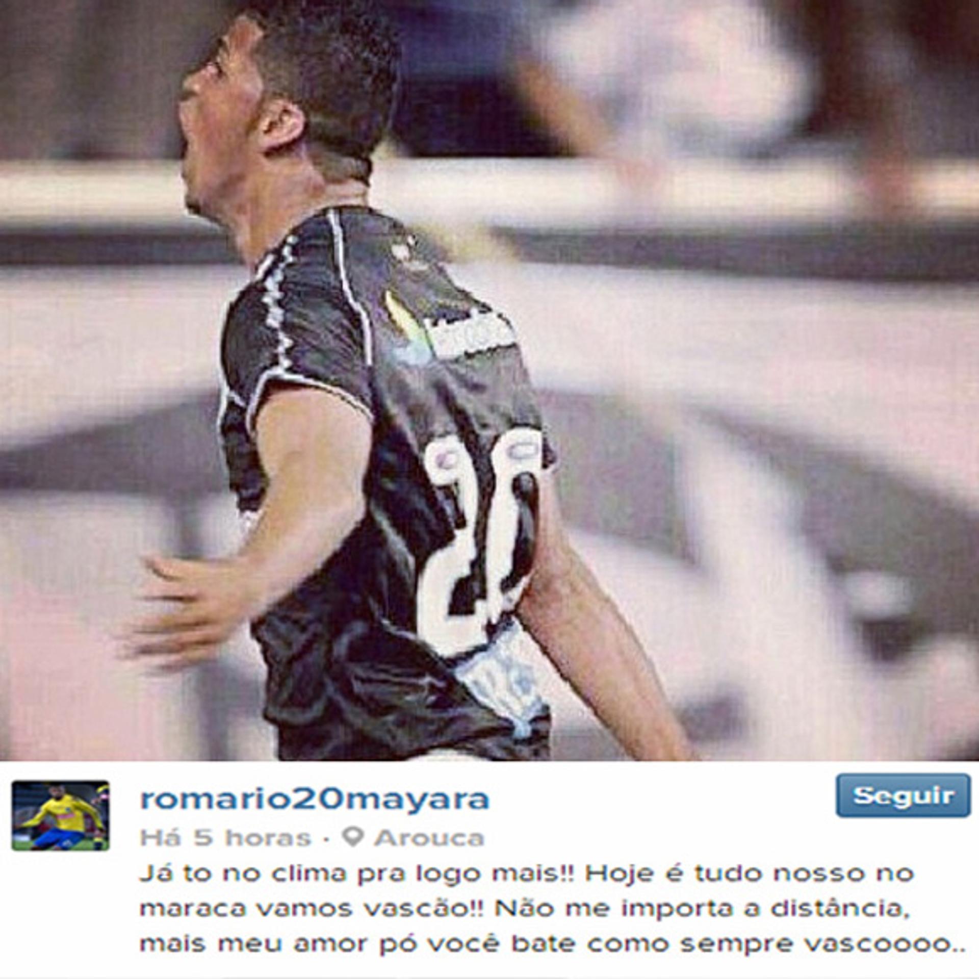 Romário - Vasco (Foto: Reprodução Instagram)