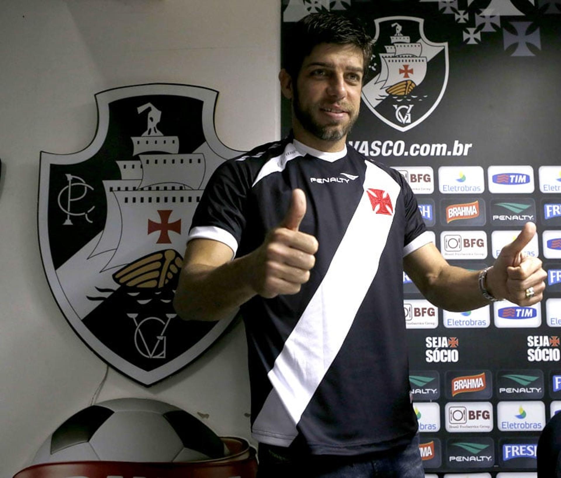 Apresentação de Juninho no Vasco (Foto: Cléber Mendes/LANCE!Press)