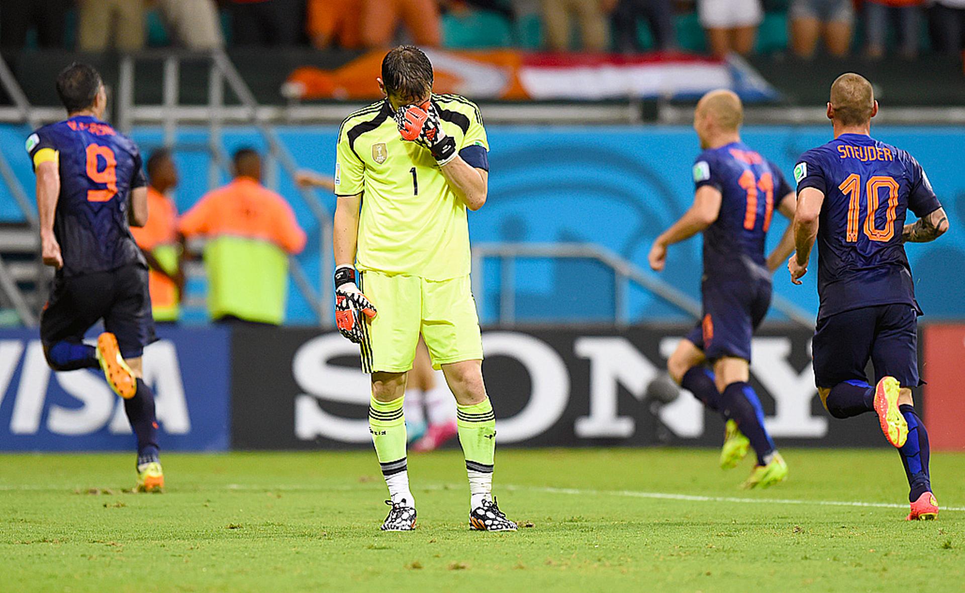 Iker Casillas - Espanha x Holanda (Foto: Javier Soriano/ AFP)