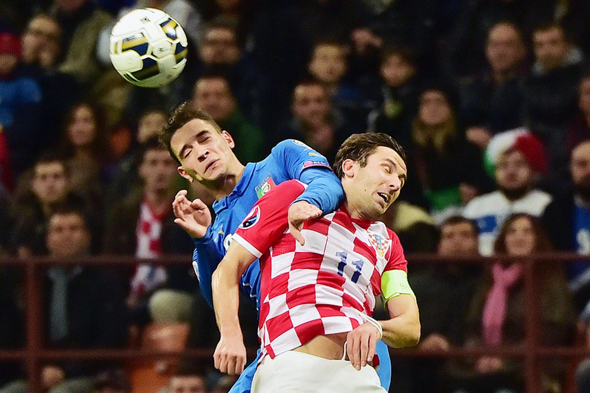 Modric - Itália x Croácia (Foto: Giuseppe Cacace/AFP)