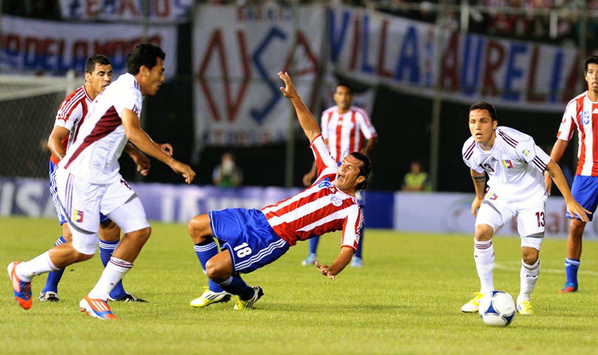 As imagens de Paraguai 0 x 2 Venezuela (Foto: Norberto Duarte/AFP)