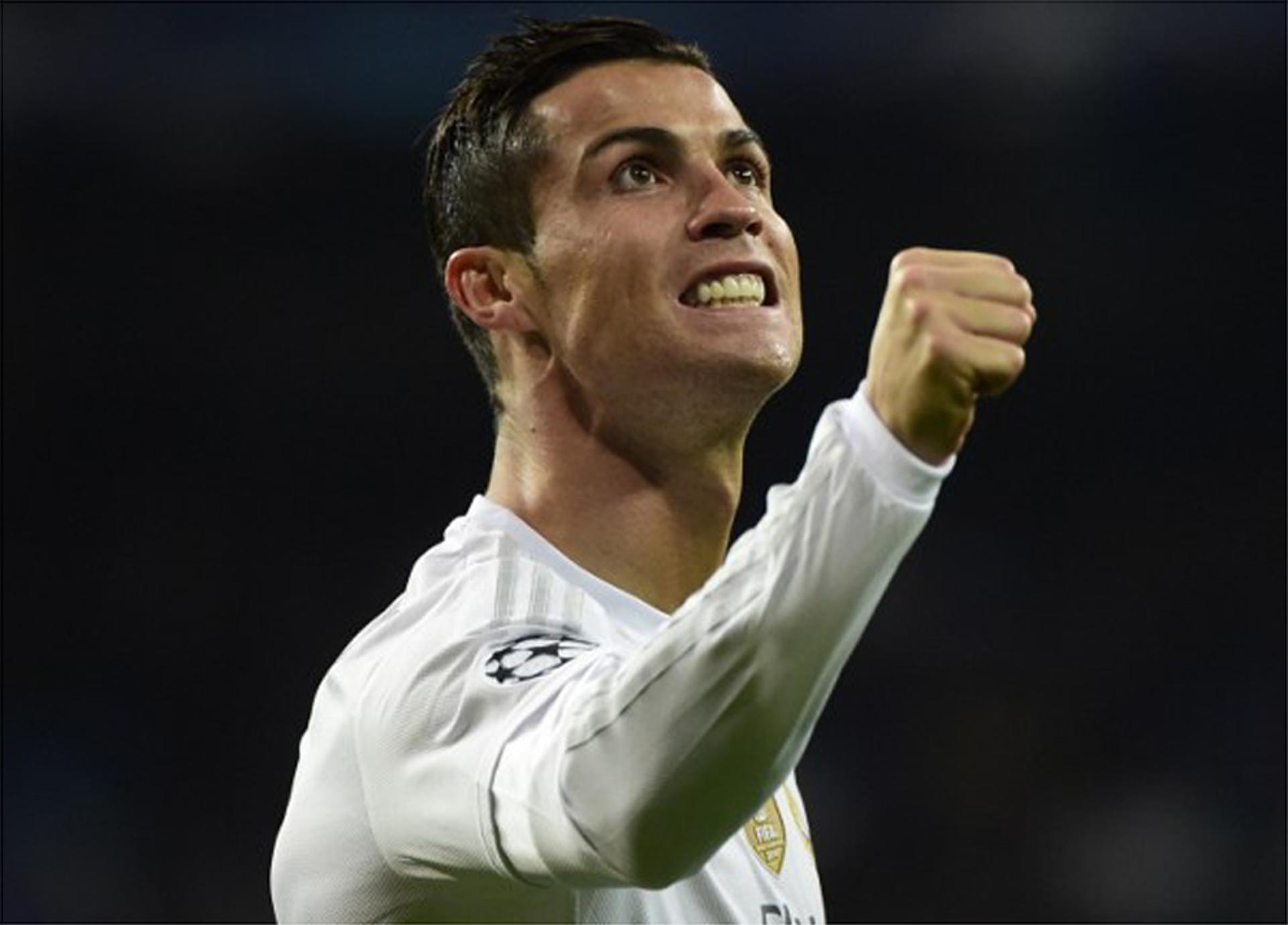 Cristiano Ronaldo comemora gol contra o Malmö