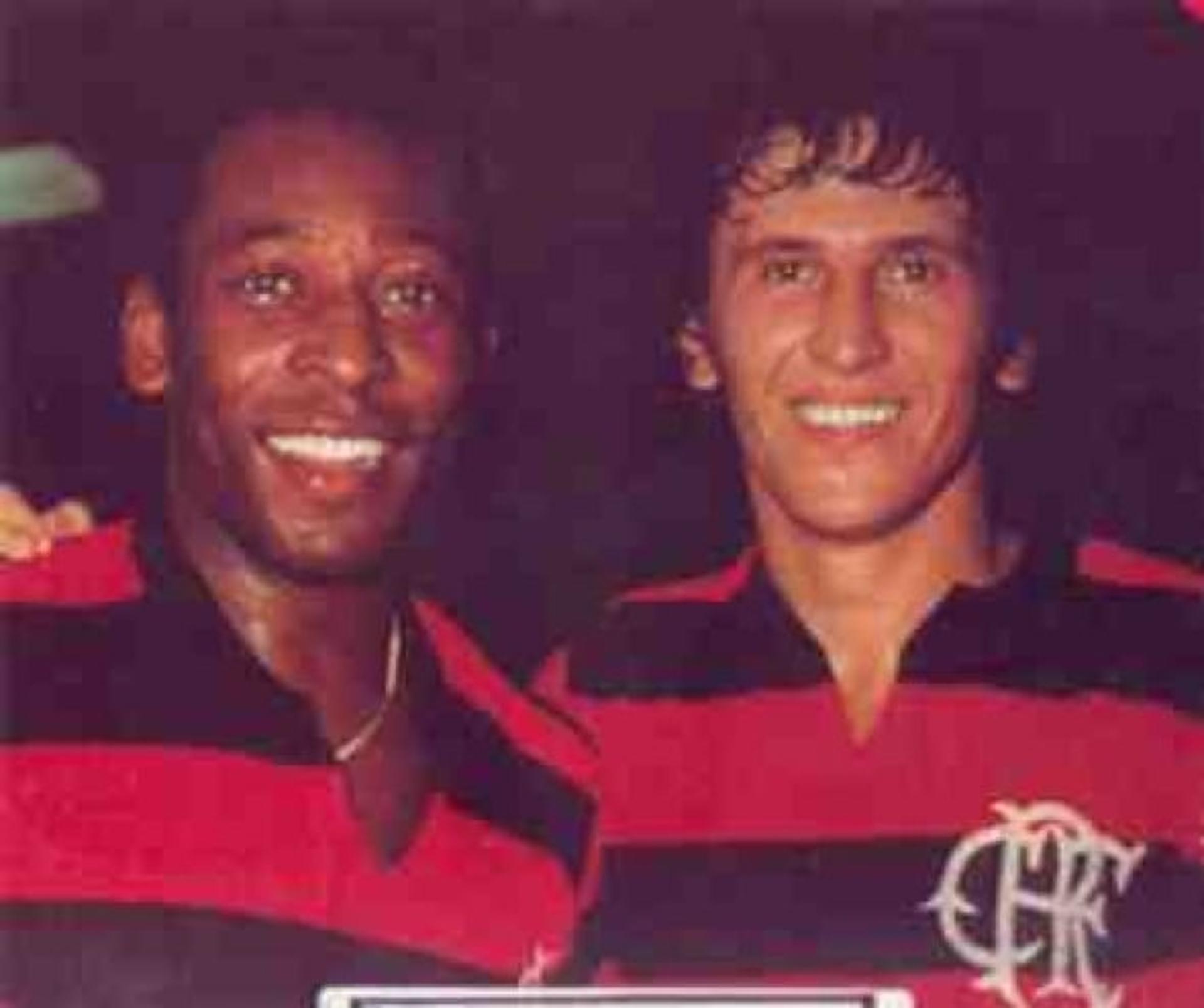 Pelé pelo Flamengo (Foto: Site oficial do Flamengo)