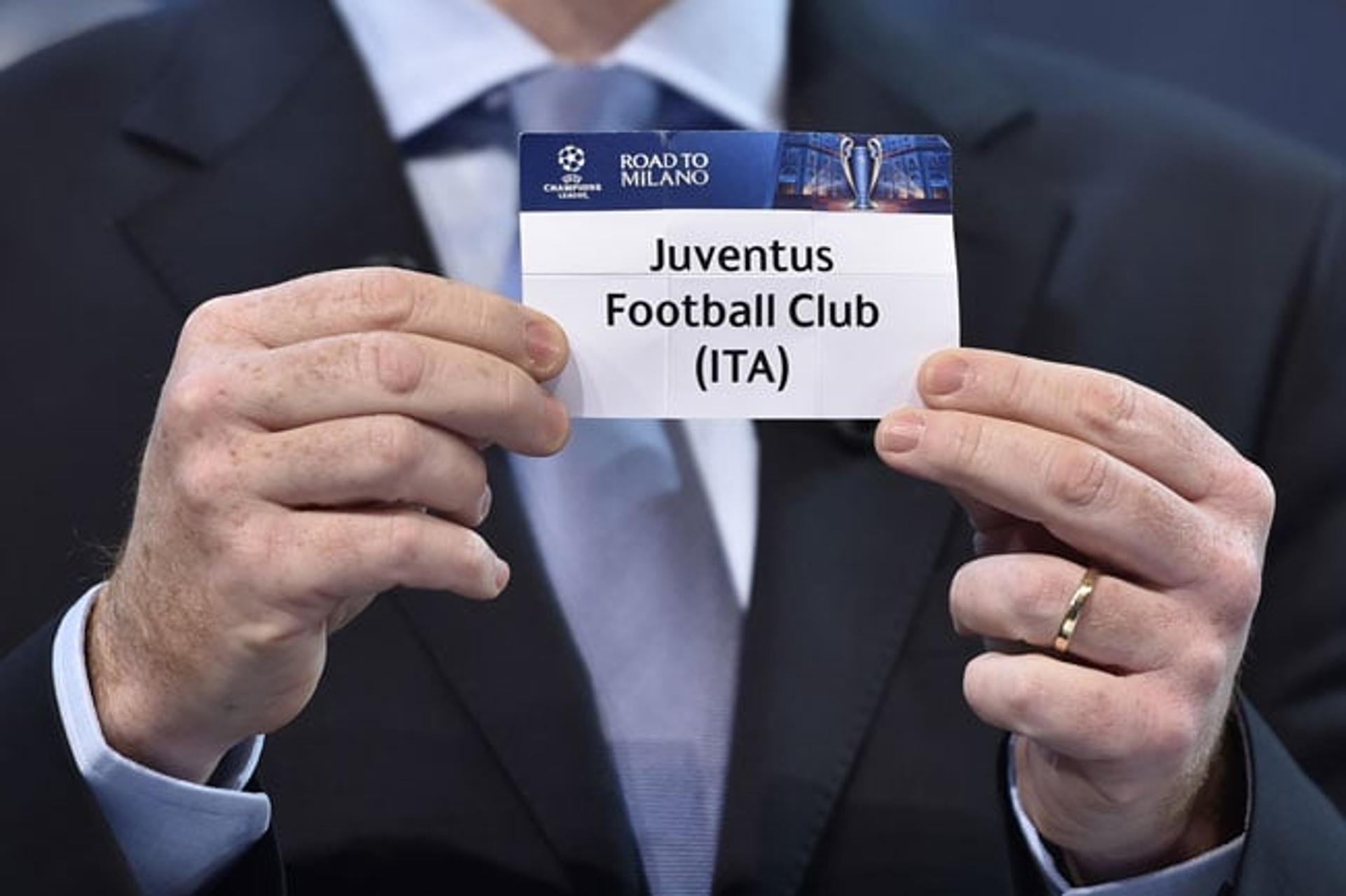 Juventus não teve sorte no sorteio das oitavas da Liga dos Campeões (Foto: Fabrice Coffrini / AFP)
