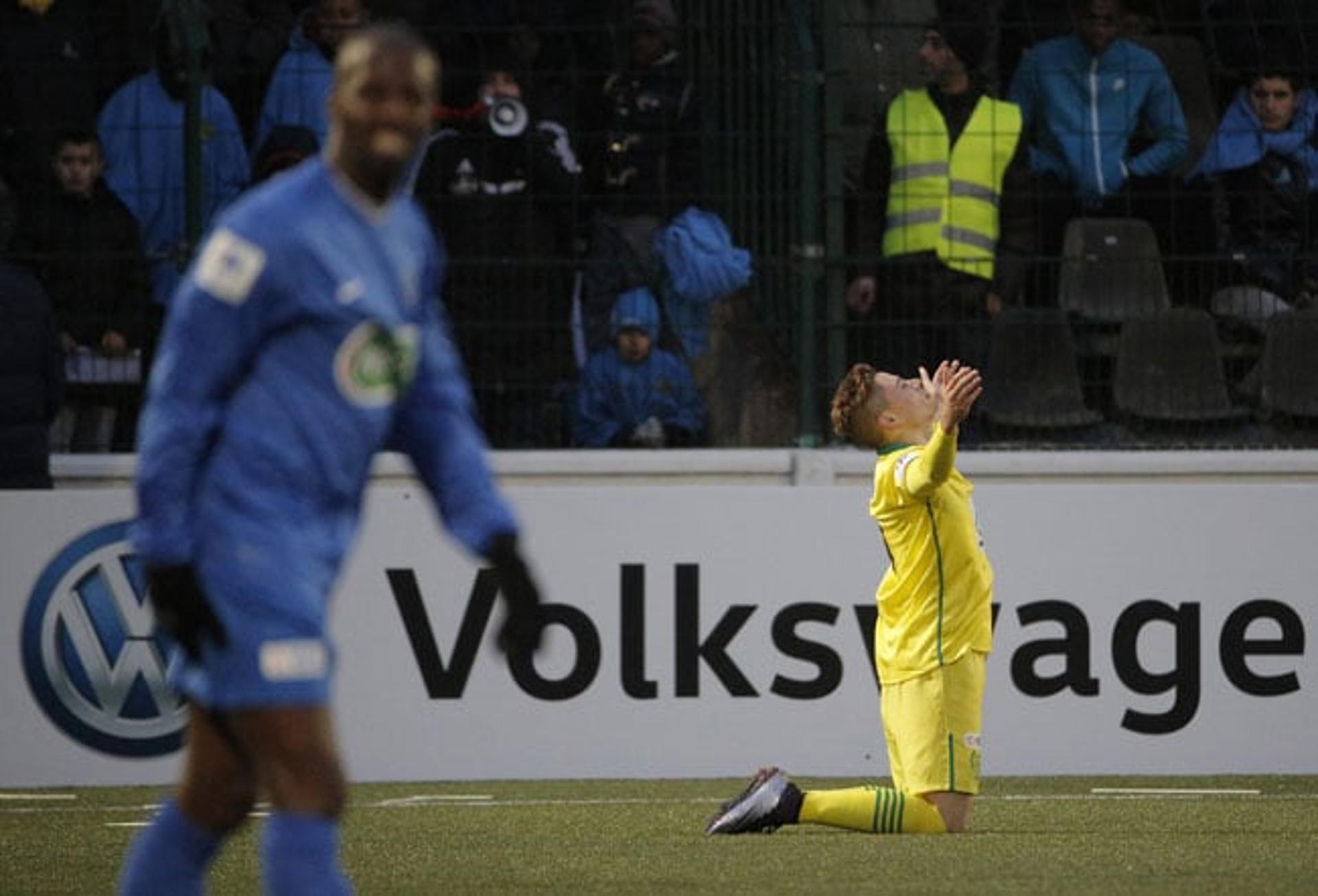 Adryan fez um dos gols da vitória do Nantes (Foto: Eliot Blondet / AFP)