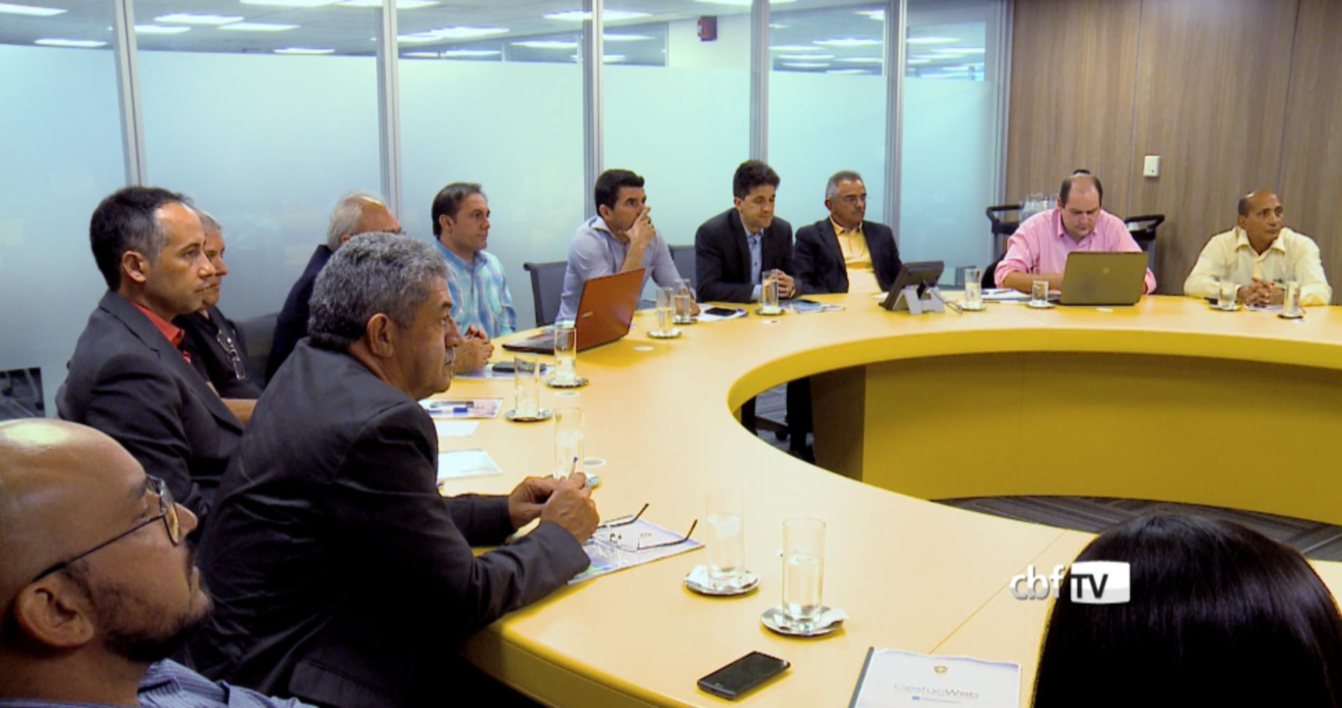 Diretoria da CBF se reúne com dirigentes (Foto: CBF)