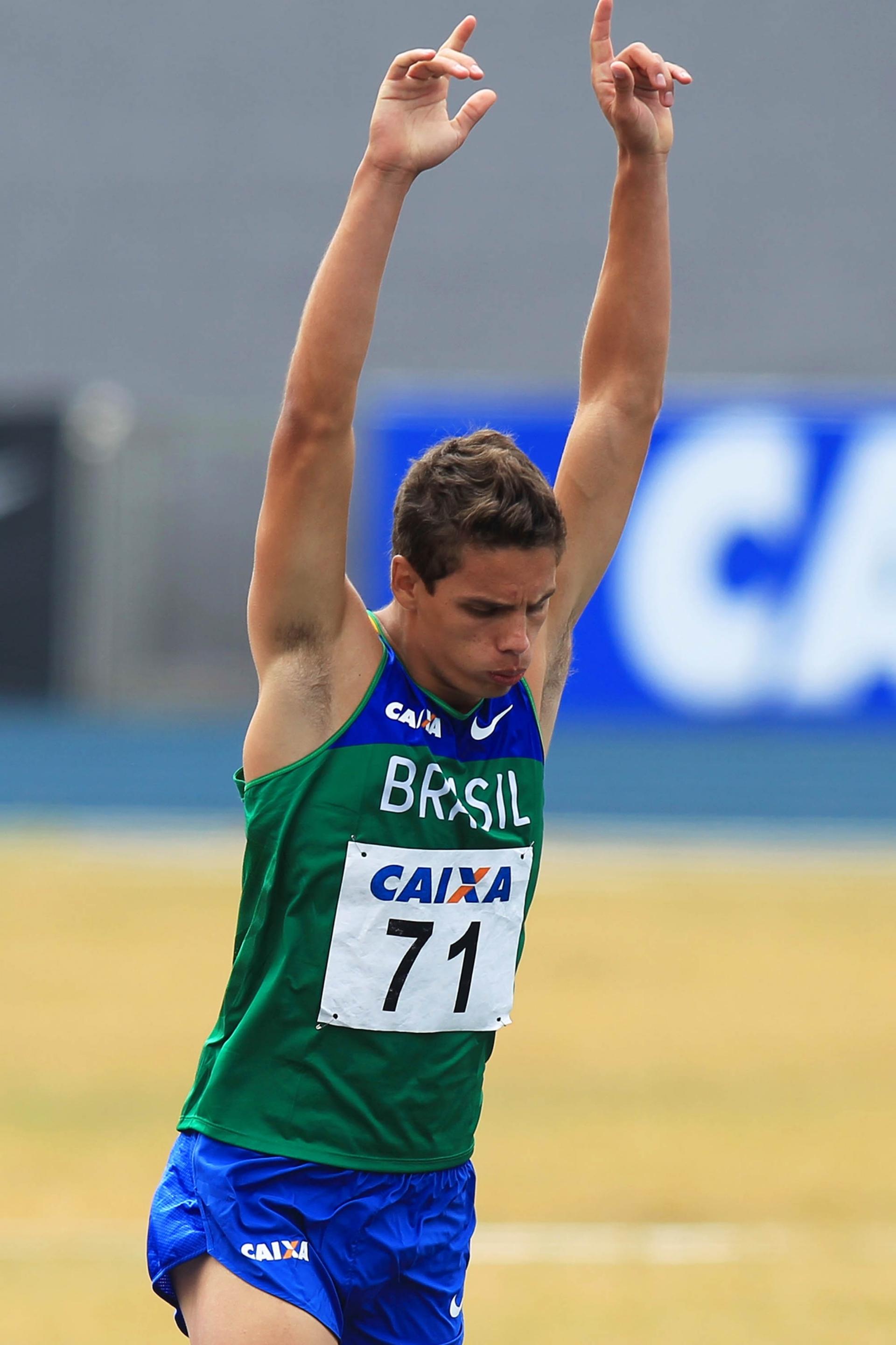 Talles Frederico garantiu nesse fim de semana vaga na Olimpíada do Rio de Janeiro, em agosto (Foto: Fernanda Paradizo/CBAt)