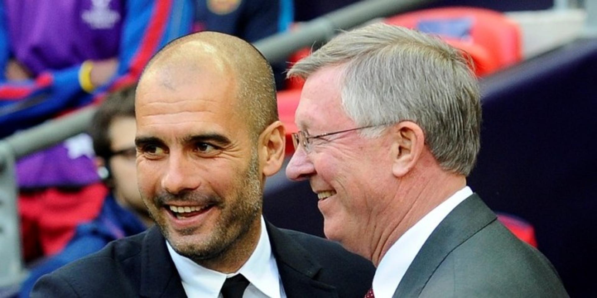 Ferguson e Guardiola são dois dos maiores treinadores da história do futebol (Foto: Carl De Souza/AFP)